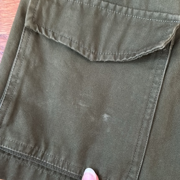 Utility Army Green Cargo Jacket - Picture 4 of 8